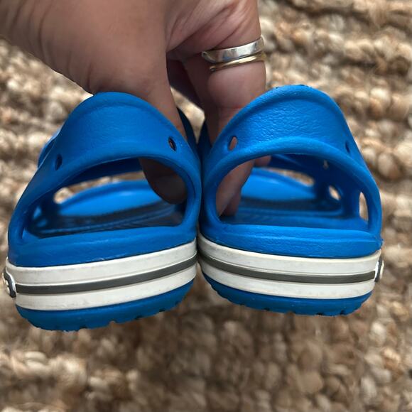 Crocs Kids Swiftwater Sandals – Blue/White – Size C8 - Picture 4 of 8